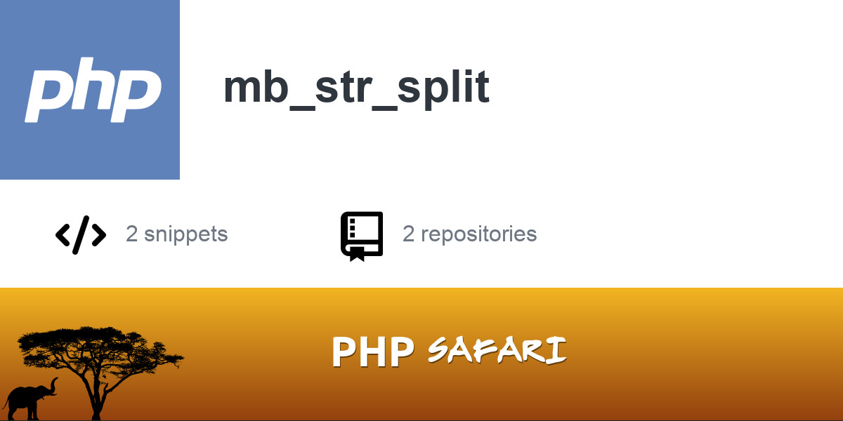 mb_str_split in php